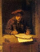 Samuel Dircksz van Hoogstraten Self Portrait oil painting